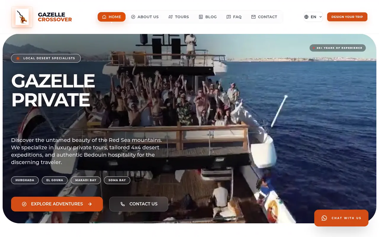 Screen recording: Gazelle Crossover on desktop