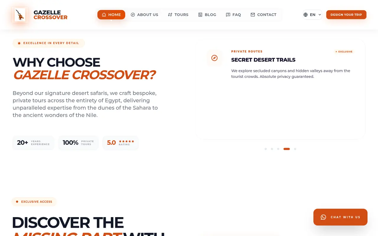 The “Why Gazelle Crossover” section